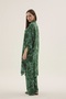 21587 Women's Buttoned Dress and Pants Set - 3