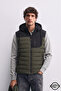 Zra model new season detachable hooded stand collar water and cold proof inflatable vest