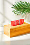 Bamboo Luxury Napkin Holder 23 cm Desktop Napkin Box, Bamboo Tissue Box - 4