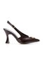 Women's 9 cm Pointed Toe Style Ankle Strap Stylish Heeled Evening Dress Shoes - 2