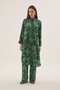 21587 Women's Buttoned Dress and Pants Set - 2
