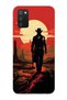 Samsung Galaxy A02S Compatible Cowboy Sunset Patterned Transparent Phone Case