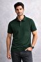 100% Cotton Polo Non-Curling Collar School T-Shirt Breathable Fabric - 4