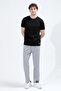 Men's Adjustable Waist Zippered Pocket Sweatpants Gray - 26m 3179 - 2