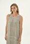 21450 Women's Zero Sleeve Long Dress