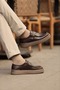 Lopez Model Genuine Natural Leather Eva Sole Buckle Casual Shoes - 2