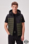 Zra model new season detachable hooded stand collar water and cold proof inflatable vest