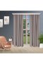 Pi̇lesi̇z Gray Color Black Out Blackout Background Drapery Curtain Ek Single Panel Bedroom Background Curtain - 5