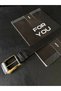 Double Leather Gold Buckled Belt -Black Black