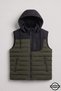 Zra model new season detachable hooded stand collar water and cold proof inflatable vest - 4