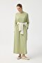 Modal Cupra Dress Green - 3