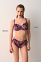 Janet Underwire Balconette Gathering Bikini Top