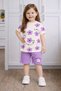 Girls' T-Shirt Shorts 3-Piece Set Summer Cotton - 3