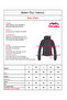 Women's Black Hooded Diver Sweatshirt-W1161 - 4