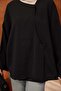 Black Front Tie Kimono - 4
