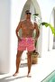 Quick-Drying Patterned Men's Swim Shorts with Pockets-26145 - 6