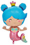 Crowned Mermaid Foil Balloon - 2
