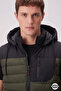 New season comfortable fit detachable hooded stand collar water and cold resistant puffer vest jacket - 2