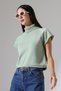 Turtleneck Short Sleeve Knitwear Sweater Women's Slim Fit Soft Textured Stylish Casual Sweater - 7