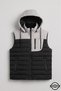 New season comfortable fit detachable hooded stand collar water and cold resistant puffer vest jacket - 4