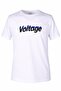 O-Neck Printed Men's T-Shirt Voltage White - 3