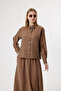 6304 - Stylish, Comfortable, Soft Modal Fabric Casual Women's Skirt and Shirt Set - 4