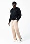 Men's Adjustable Waist Double Pocket Jogger Pants Beige - 9238