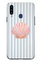 Samsung Galaxy A20S Compatible Shell Patterned Transparent Phone Case