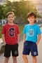 Busekids Boys' Multi-Colored Printed 2-Piece Shorts Set