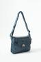 Washed Leather Cross Shoulder Bag Blue Model: (571-12X) - 3