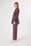 6374 - Stylish, Comfortable, Soft Modal Fabric, Collar and Waist Tie Detail, Loose Women's Set - 7