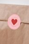 Adhesive Sticker, Round Label Diameter 4 Cm, Glossy Finish "Thank You" for Your Order, 70 Pieces - 4