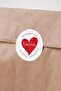 Adhesive Sticker, Round Label Diameter 4 Cm, Glossy Finish "Thank You" for Your Order, 70 Pieces - 4