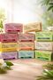 Natural Pumpkin Fiber Soap 120 Gr - 3 Pcs.