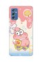 Samsung Galaxy M52 Compatible Patrick Star Patterned Transparent Phone Case