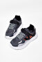 Children's Unisex Smoked Black Comfortable Velcro Lace-Up Sneaker - 2