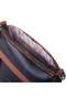 Multi-Compartment Soft and Lightweight Double Strap Shoulder and Crossbody Bag (30X24 cm) Black Tan V - 6