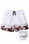 Women's Swim Shorts with Zipper Pockets and Mesh Lining, Quick Dry Premium - White - 2