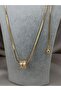 Silver Color Adjustable Chain Necklace with Zircon Stone Minimal Stylish Women's Necklace - 2