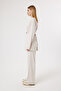 6478 - Stylish Comfortable Soft Lina Interlock Modal Fabric Shoulder Button and Waist Belt Detailed Loose Women's Set - 7