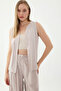 Zero Sleeve Button Front Blouse - 2