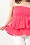 Sevilay Layered Flounce Muslin Blouse-Skirt Pink Pmb - 3