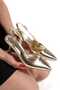 Women's Pointed Toe 7 cm Heeled Evening Dress Shoes - 3