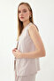 Zero Sleeve Button Front Blouse - 7