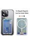Magnetic Card Wallet with Stand – Transparent Phone Holder