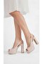 Women's Platform Open Toe Evening Dress Shoes