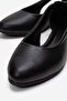 Women's Back Bow Ballerina Flats Black - 3