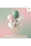 Pink Eucalyptus White Gold Confetti Balloon Set 20-Piece Transparent Balloon Party Decoration - 2