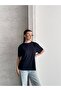 Women's Laser Cut Basic T-Shirt Crew Neck Modal Single Jersey Fabric - 2