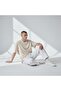 Metropoli̇tan 615 Beige Men's O-Neck Oversized Short Sleeve T-Shirt - 2